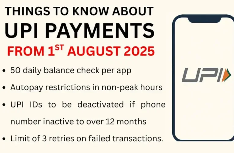UPI New Rules August 2025: Everything You Need to Know Before August 1